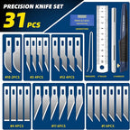 31-Piece Precision Hobby Knife Set - Image 2