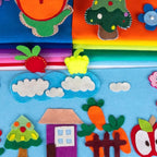 XSEINO 12 Rolls 8"x35" 1.4mm Thick Soft Felt Fabric Sheet 12 Assorted Gradient - Image 7