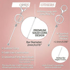 DIY Beadable Keychain Bars Metal Rod - Image 3