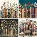 EIBEILI Diamond Art Kits for Adults-4P Book Flowers Diamond Painting Kits | by EIBEILIDiamondPainting