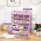 Marbrasse Larger Mesh Desk Organizer - Image 3