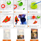 Fountor Paint by Numbers Kit for Adults Beginner, Countryside Sunset Adult - Image 6