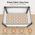 Baby Mini Crib Sheets Boy, Portable 38”x26” Pack and Play Sheets Fitted - Image 3