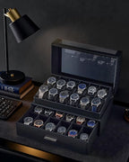 ProCase Watch Box for Men, 24 Slots Watch Display Holder - Image 2