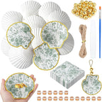 Gilprop 12 Pcs Large Scallop Shells by Gilprop