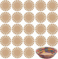 Sabary 24 Pcs Basket Weaving Bases Kit 9" Woven Basket Bases DIY Craft Baskets by Sabary