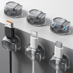 Chfeila 6 Pack Cable Clips, Dorm Room Essentials by Chfeila
