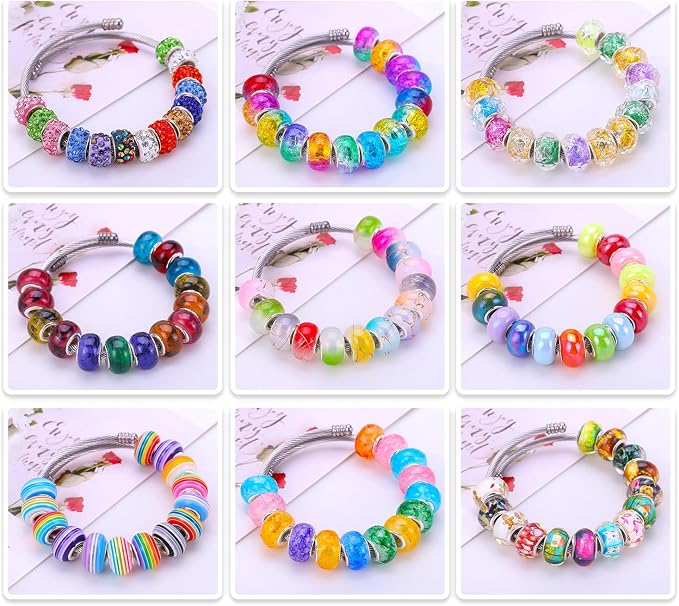 European Large Hole Spacer Charm Beads - Image 8