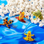 Civaner 60 Pieces Plastic Frogs Toy Mini Vinyl Realistic Frog Decorations Fun - Image 6