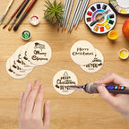150 Pieces Unfinished Wood Circles - Image 5