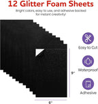 Self-Adhesive Glitter EVA Foam Sheets - Image 2