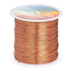 328 Feet Tarnish Resistant Copper Wires 26 Gauge Jewelry Craft Wires Beading by CREATZONE