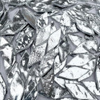 LITMIND 120 Pieces Silver Mosaic Glass Petals & Leaves - Image 6
