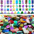 510 Pieces Iridescent Glass Mosaic Tiles by KALUCION