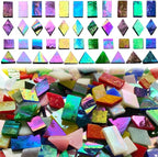 510 Pieces Iridescent Glass Mosaic Tiles by KALUCION