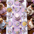 168 Pcs Purple Cat Birthday Party Decorations, Serves 24 | Cat Themed Birthday - Image 6
