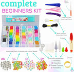 Athena's Elements 276Pcs Embroidery Kit, Cross Stitch Kits, Friendship Bracelet - Image 2