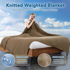 Topcee Knitted Weighted Blanket - Image 2