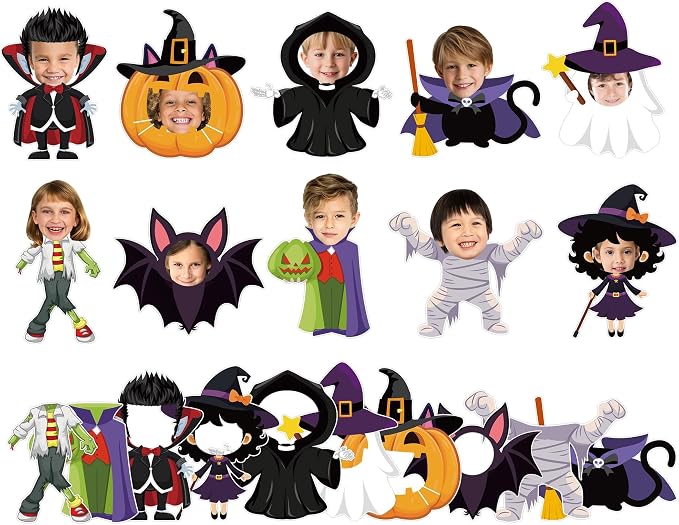 gisgfim 80Pcs Halloween Cutouts Boo Ghost Decorations Bulletin Board Halloween by gisgfim