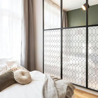 DKTIE Window Privacy Film Stained Glass Frosted Glass Window Clings Moroccan - Image 6
