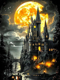 Diamond Art Kits for Adults, Full Drill Castle Diamond Painting Kits for Adults by Dugsmgd