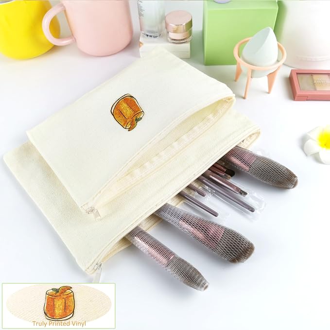 Koolmox Bulk Makeup Bags, Pencil Bag 40 Multipurpose Cosmetic Pouch - Image 5