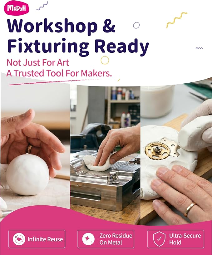 Plasticine Oil Based Modeling Clay, Non Hardening Reusable Clay, Non Toxic - Image 8