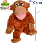 Playful Minds – Living Puppets Chico Monkey Hand Puppet – 17” Plush Animal - Image 2