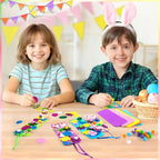 Easter Kids Craft Kit 36Sets Spring Foam Stickers Bookmark Ornament Decor | 36 - Image 6