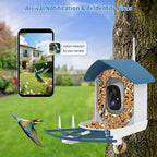 Bird Feeder with Camera, AI Identify Birds Species, Smart Bird Camera with - Image 2