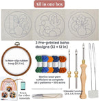 Zyrose Punch Needle Kit for Beginners – Modern Embroidery Kit - Image 2