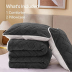 BEDELITE Fluffy Queen Comforter Set - Image 8