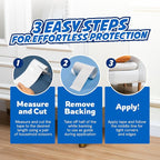 2 Rolls Cat Scratch Furniture Protector Tape – Double-Sided Sticky Training – - Image 6
