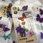 Imeepa 320Pcs Butterfly Stickers Transparent Scrapbooking Stickers | PET - Image 6