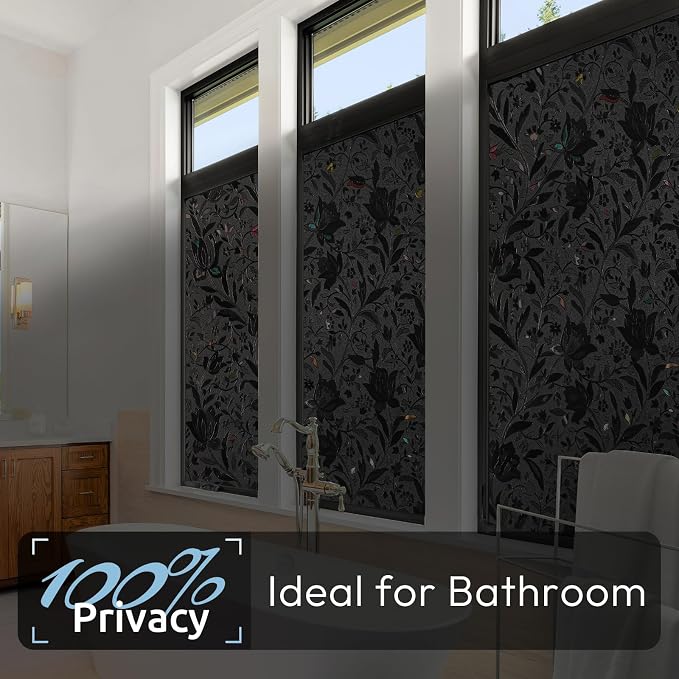 rabbitgoo Total Blackout Window Film, 29.5" x 118.1" | Sun Blocking Light - Image 5