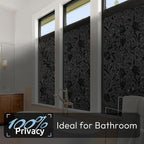 rabbitgoo Total Blackout Window Film, 35.4" x 78.7" | Sun Blocking Light Blocker - Image 5