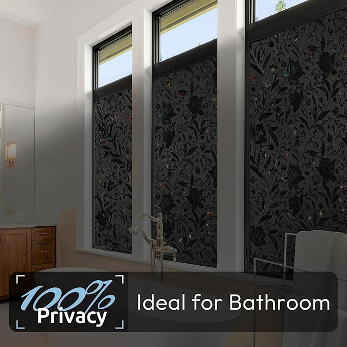 rabbitgoo Total Blackout Window Film, 23.6" x 157.4" | Sun Blocking Light - Image 5