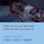DreamyBlue Signature Pillow w/Adjustable Loft • Shredded Memory Foam Fill • - Image 4