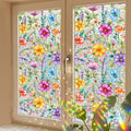 Calendula Officinalis Privacy Window Film, Static Cling Glass Film, Rainbow by Unknown