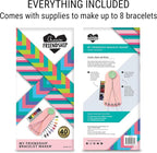 Choose Friendship Bracelet Making Kit – 20 Pre-Cut Threads, Portable Loom - Image 3