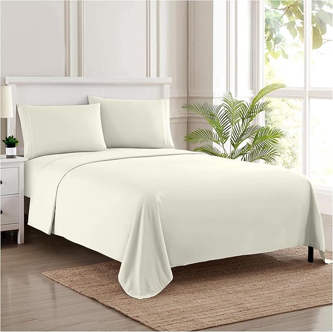 Twin XL Sheets - Breathable Luxury Sheets - 1800 Supreme Collection Extra Soft by SweetHomeCollection