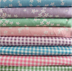7PCS 9.8" x 9.8" Quilting Fat Quarters Fabric Bundles, by Unknown
