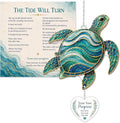 Devory Sea Turtle Gifts for Women, 4 Inch Acrylic Turtle Suncatcher for Windows by DEVORY