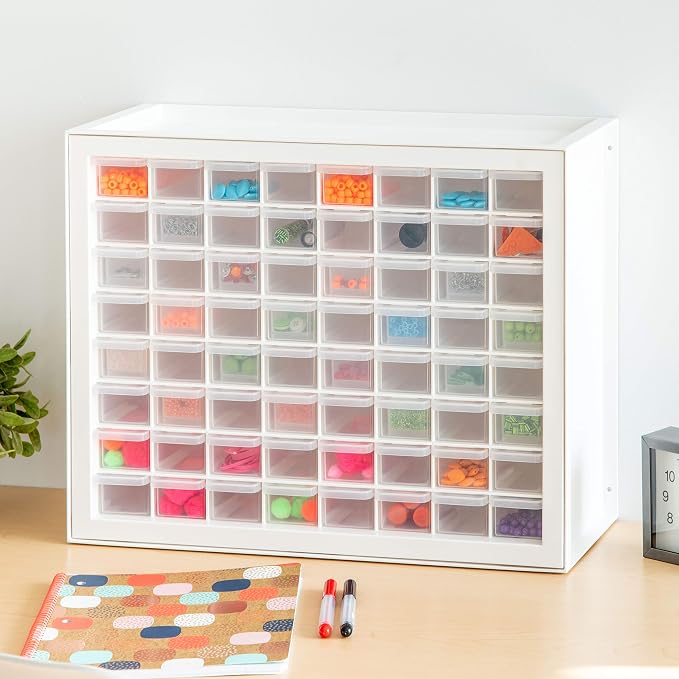 IRIS USA 64-Drawer Screw Organizer, Made in USA, Storage Chest - Image 7