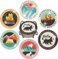 Temlum 6 Pcs Diamond Painting Coasters by TEMLUM