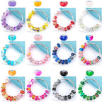 220 Pcs European Large Hole Spacer Beads, Zyehxed Assortment European Craft - Image 4