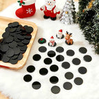 30Pcs 1 inch Black Acrylic Discs Acrylic Circle Blanks | 0.04inch Thick Round - Image 5