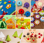 HaoFeiJH 12 Rolls 8"x20" 1.6mm Thick Soft Felt Fabric Sheets – 12 Assorted - Image 5