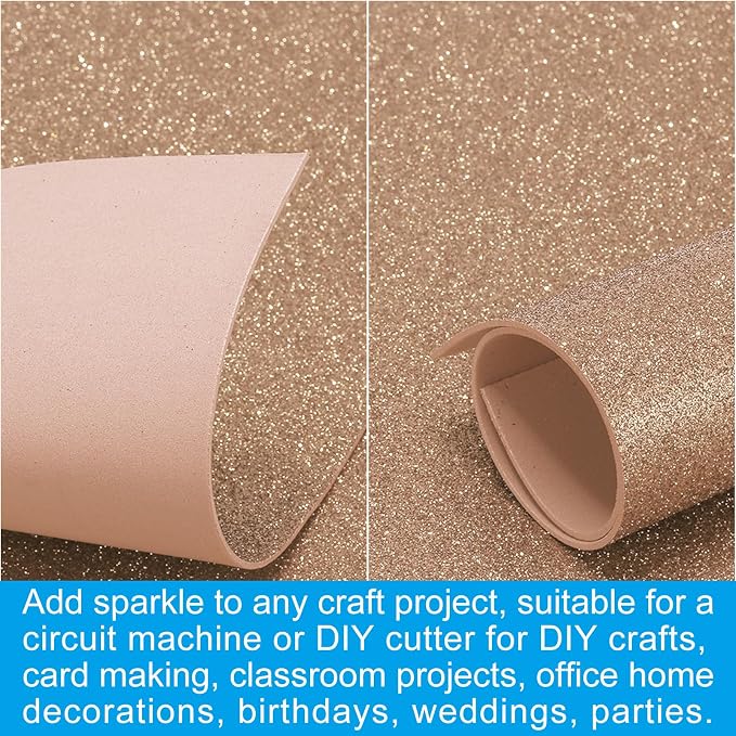 PATIKIL 20 Sheets 2mm Glitter Foam Sheet - Image 5