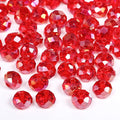 500pcs 6mm Crystal Glass Beads for Jewelry Making Faceted Rondelle Flat Beads by Nitopupu